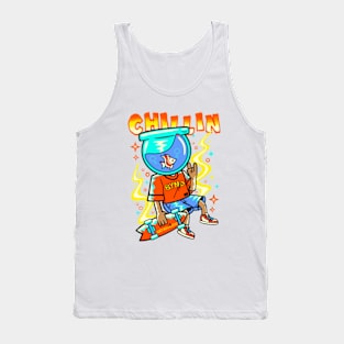 SKATE AND CHILL Tank Top